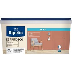 Pintura para paredes interiores Ripolin nubia ocre mate 2.5L