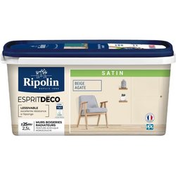 Multi-Träger-dekorativer Spiritus-Beige-Achat-Satin  RIPOLIN  2,5 l