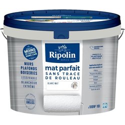 Pintura perfecta para paredes y techos - RIPOLIN - 441726 - Blanco - M