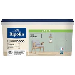 RIPOLIN Ultra deckende seidenmatte Farbe für Küche, Schlafzimmer, Wohn