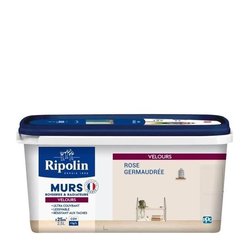 RIPOLIN Velvet Color Paint for Walls, Woodwork, Radiators - Pink