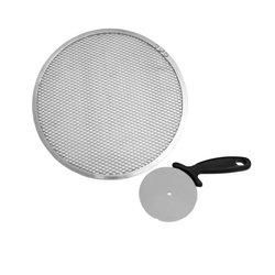 Juego de plato y rueda para pizza - FACKELMANN PROFESIONAL