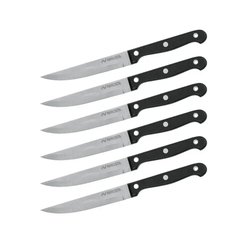 Set di 6 coltelli da bistecca - NIROSTA - 21 cm