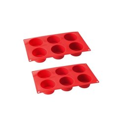Set di 2 stampi per muffin 6 stampe - DR oeTKER - Flexxibel Love - 30 