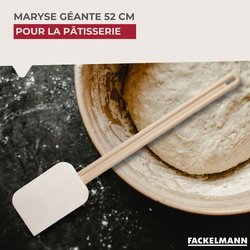 Set di 2 spatole da pasticceria da cucina - FACKELMANN - Manico in res