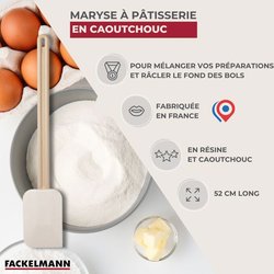 Set di 2 spatole da pasticceria da cucina - FACKELMANN - Manico in res