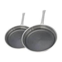 Juego de 2 sartenes de inducción - ELO - Relief Solutions - Acero inox