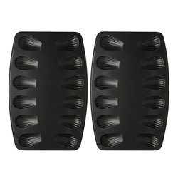 Set di 2 stampi per madeleine con 12 stampe - ZENKER - Paesi Speciali