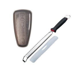 Duo Zest Rasp en Parmezaanse Rasp - FACKELMANN - Roestvrij Staal - 42 