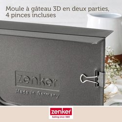 2er Set 3D-Kuchenformen - ZENKER - Osterhasenform - 600 ml -