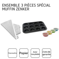 Juego de 3 muffins especiales - NIROSTA