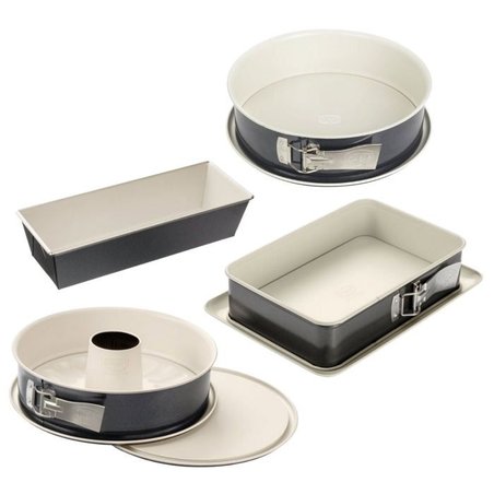 Set di 4 tortiere di diverse forme, da 28 a 32 cm - DR OETKER - Back-T