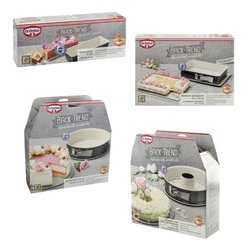 Set di 4 tortiere di diverse forme, da 28 a 32 cm - DR OETKER - Back-T