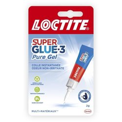 Cyanocrylate glue - LOCTITE - SUPERGLUE-3P - Pure Gel - Tube 2g