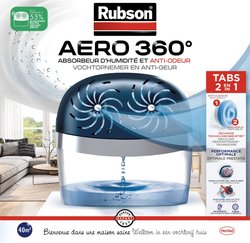 Absorbeur d humidité AERO 360° 40m² - RUBSON