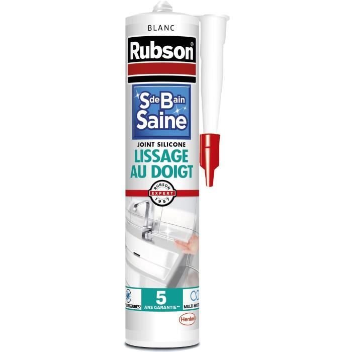 Sigillante sanitario - RUBSON - 1469154 - Bagno sano - Lisciante con l