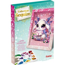 Kit loisir créatif - LANSAY - Collection sequins féérique - Lapin - De