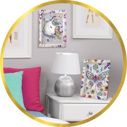 Einhorn - Illustration mit Pailletten