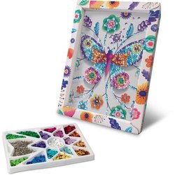 Loisir Créatif - Papillons - Illustration avec Sequins - Pour Enfant -