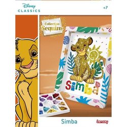Kreativspiel - LANSAY - Paillettenkollektion - SIMBA DER KÖNIG DER LÖW