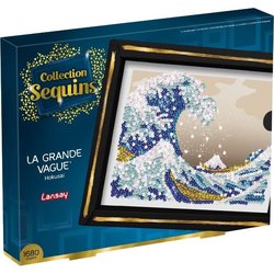 Kit loisir créatif - LANSAY - Collection Sequins - La Grande Vague - H