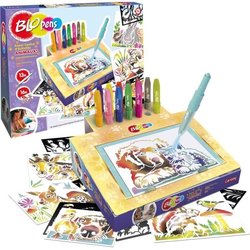 Juego de colorear - LANSAY - Blopens Animals - 16 plantillas - Lavable