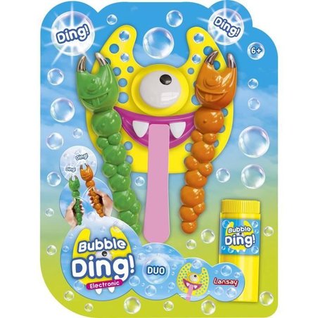 Juego de pompas de jabón - LANSAY - 25640 - Bubbles Party - Bubble Din