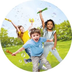 Juego de pompas de jabón - LANSAY - 25640 - Bubbles Party - Bubble Din