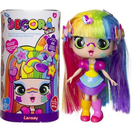 Bambola - LANSAY - 55101 - Decora Girlz - Mini bambole alla moda da pe