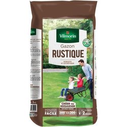 Semi di erba VILMORIN - Sacco rustico da 5 kg - Perenne, denso, robust