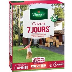 VILMORIN Semences de gazon 7 jours - 3 kg