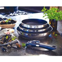Set van 3 koekenpannen - BAUMALU - Comete - 20 / 24 / 28 cm - Afneemba