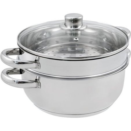 BAUMALU Dampfkombination - 24 cm - 2 Körper