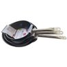 Set of 3 frying pans - BAUMALU - Gastronomy - 20 / 24 / 28 cm - Stainl