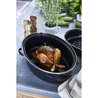 42 cm roaster casserole with lid