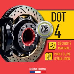 Liquide de frein - FACOM -  DOT4 - 500 ml