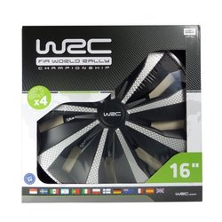Caja WRC 4 Tapacubos 16 Estilo Carbono