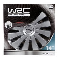 Lot de 4 enjoliveurs Gris métallisés 14 pouces - WRC - SEPANG - Look s