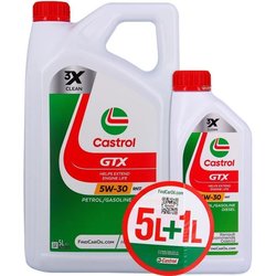 Engine Oil - CASTROL GTX - 5W-30 RN17 - 5L+1L - 057086
