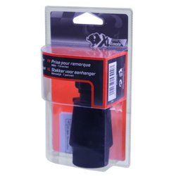 Rimorchio con tappo in plastica XLPT. 7 pin. Maschio