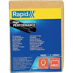Rapid VR22 zwart gelamineerde draadgaasnietjes
