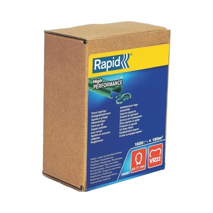 Grapas RAPID 1600 VR22 verde