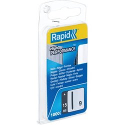 RAPID 1000 puntas n ° 9 Rapid Agraf 15mm