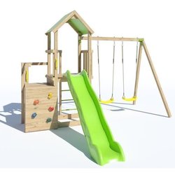 TRIGANO Aire de jeux en bois 2,20 m ULTRA XPERIENCE -  Mur d escalade 