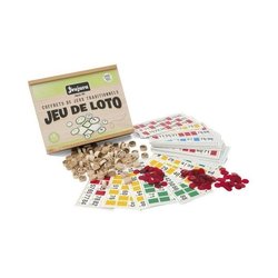 Spiel Lotterie - Box aus Holz