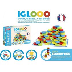 Iglooo 100 pezzi - JEUJURA - Gioco di abilità e logica con dischi e ta