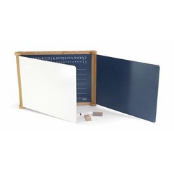 Houten drieluik - gebeitst eiken 59 x 46 cm