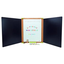 JEUJURA Tríptico grande de madera - Magnético