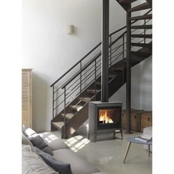 Holzofen - INVICTA Kazan Grand Angle - 9 kW - Holzscheite 58 cm