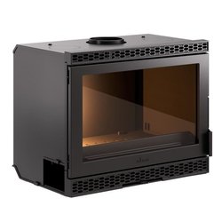 Holzeinsatz - INVICTA - Sirocco Turbo - 8 KW - Gusseisen - Holzscheite